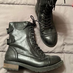 Black Combat Boots